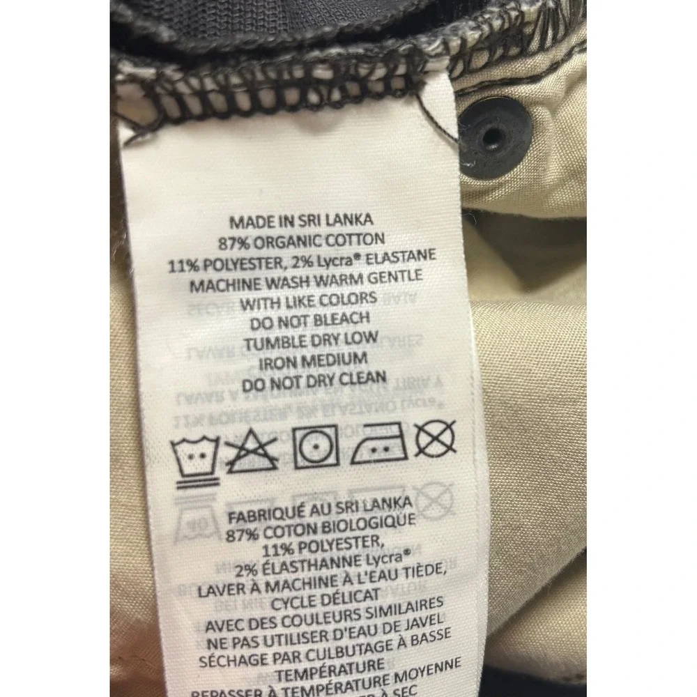 PrAna Breathe Pants Men Gray Excellent Organic Cotton Stretch Straight 38x32